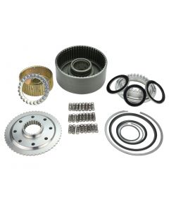 COA-12828A - "SUPER DRUM" KIT (10 CLUTCH), INCLUDES BILLET ALUMINUM SUPPORT W/ ROLLER BEARING, MAXIMUM DUTY SUPER ALLOY HUB, BILLET STEEL REACTION FLANG...