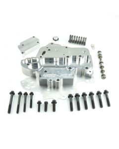 COA-22010-AL - BILLET ALUMINUM MANUAL VALVE BODY KIT (REVERSED PATTERN) PRN123
