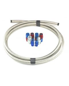COA-980323 - COOLER INSTALLATION KIT #6 to 1/2-20 FITTINGS (10 FT. OF -06 BRAIDED HOSE & ALL NECESSARY AN FITTINGS)