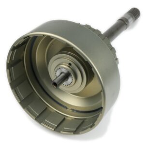 COA-32813 - ALUMINUM FORWARD DRUM (7075 BILLET) W/ 300M ALLOY INPUT SHAFT, TH SPLINE (OVERSIZED SHAFT SPLINES IN DRUM PREVENT FAILURES)-6059