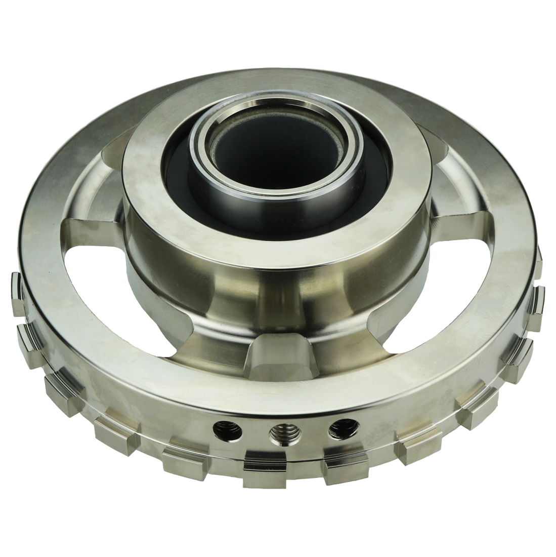 CCP-0228898G - BILLET ALUMINUM (7075) CENTER SUPPORT ASSY, 2-SPEED, TH400 CENTER LUBE APPLICATION, DUAL DIRECT FEED, HARD ANODIZED, USED WITH 1.125" M...-8195