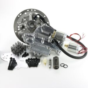 COA-22027-AL-ID-1.000 - BILLET ALUMINUM INSTANT REACTION TRANS BRAKE KIT W/ CLEAN NEUTRAL AND LOW BAND APPLY (PR/N123N), W/ INTERNAL DUMP FOR 1" INPUT SHAFT. (INCLUDES PUMP COVER ASSY. W/ ADJUSTABLE REGULATOR, FITTINGS AND HOSE)-0