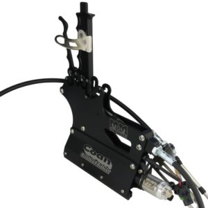M12-4003SNBLK - 3 Speed Safe Neutral with Air. Black. Includes 5'Cable, Pan Bracket and Lever. Specify TH350 or TH400-8418