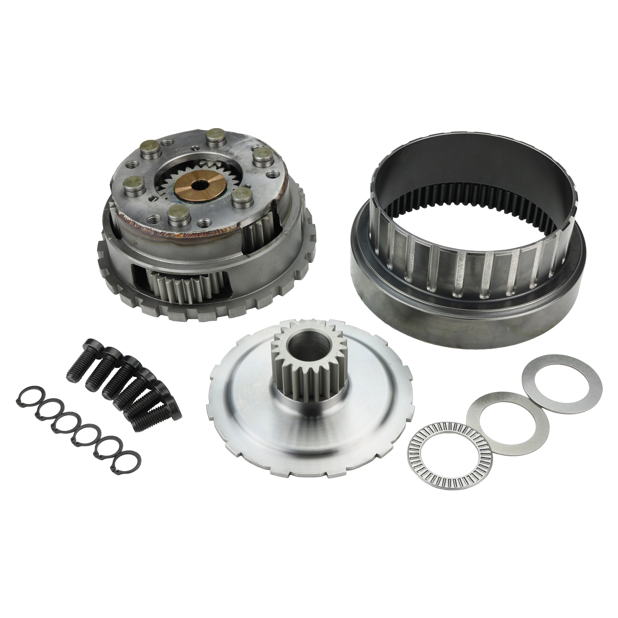 CCP-0127101A - For use with C6 Corvette output shafts. Includes ring gear, flange, 3 piece bearing and bolts.
