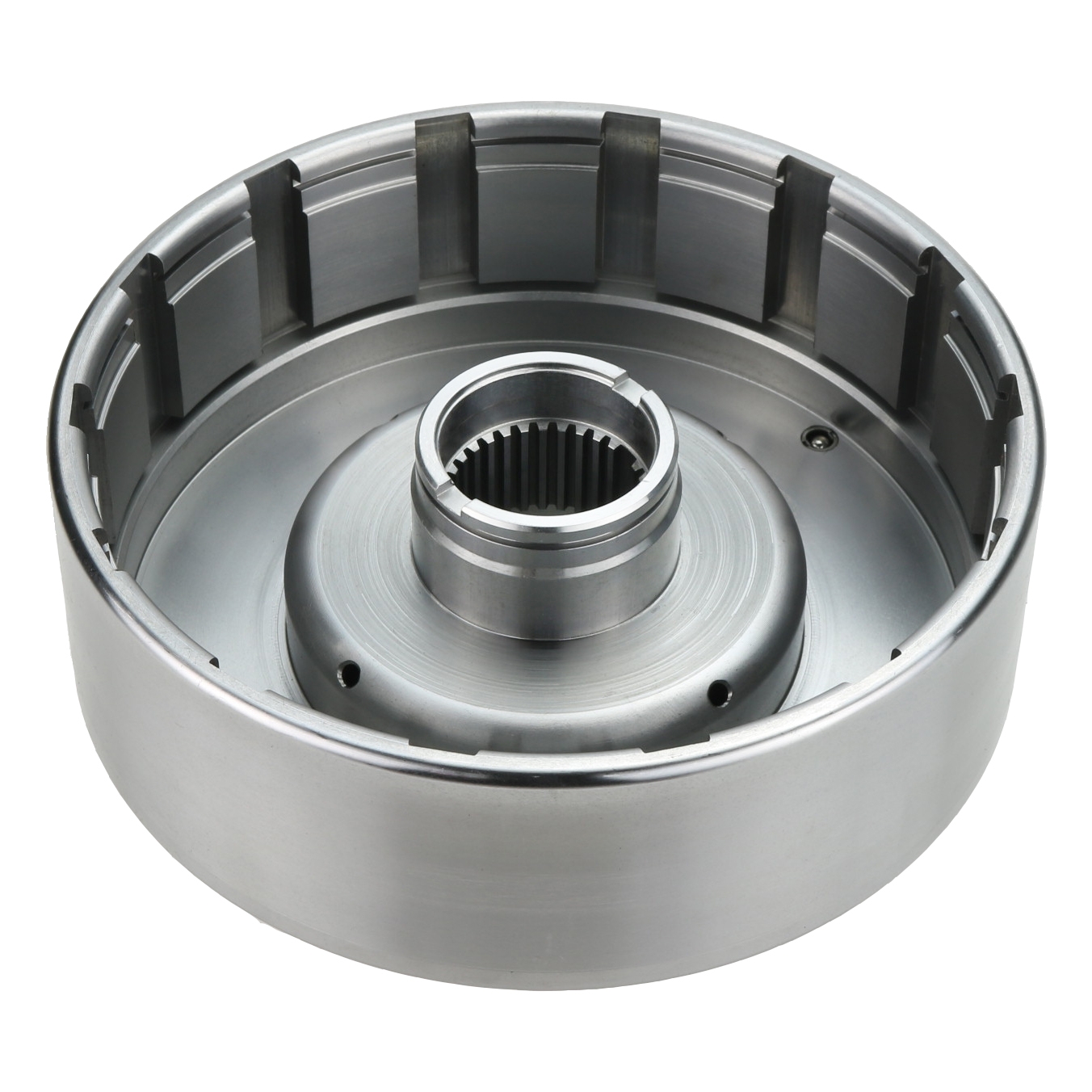 CCP-0228162 - DIRECT DRUM, 4140 STEEL (6 CLUTCH), PARTIAL ASSEMBLY W/ 34 ELEMENT INNER RACE AND SPACER