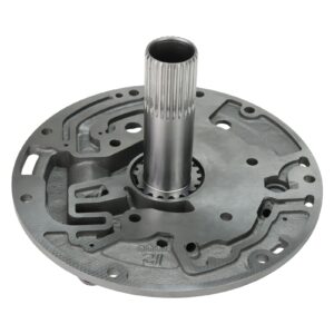 CCP-0228677B - PUMP COVER ASSEMBLY, BILLET STEEL SPLINE-IN STATOR SHAFT, BILLET IRON PUMP COVER, GM 27 SPLINE, DUMP READY (USE W/ 1-1/8" INPUT SHAFT)