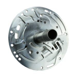 CCP-0228677E - BILLET ALUMINUM PUMP COVER W/ 27 SPLINE BOLT-IN STATOR SHAFT, ADJ REGULATOR, USED W/ 1-1/8" 35 SPLINE INPUT SHAFT