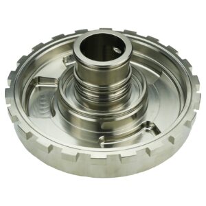 CCP-0228798D - BILLET ALUMINUM (7075) CENTER SUPPORT (BARE) FOR OVERSIZED INTERMEDIATE PISTON, TH400 CENTER LUBE APPLICATION, DUAL DIRECT FEED, HARD ANODIZED