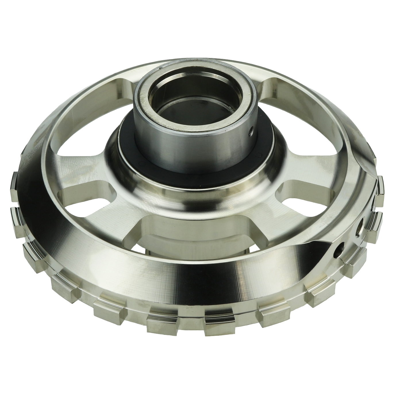 CCP-0228798F - BILLET ALUMINUM (7075) CENTER SUPPORT (BARE), 2-SPEED, TH400 CENTER LUBE APPLICATION, DUAL DIRECT FEED, HARD ANODIZED, USED WITH 1.125" MAIN SHAFT - Image 2