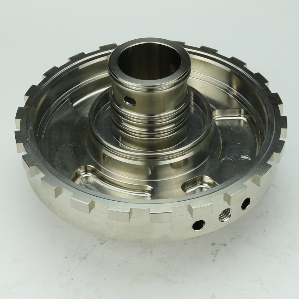 CCP-0228798G - BILLET ALUMINUM (7075) CENTER SUPPORT (BARE), TH400 CONVENTIONAL LUBE, DUAL DIRECT FEED, HARD ANODIZED, USE W/ STATIC CAM