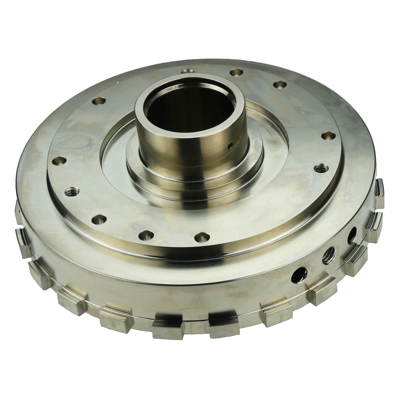 CCP-0228798H - BILLET ALUMINUM (7075) CENTER SUPPORT (BARE), TH400 CONVENTIONAL OR CENTER LUBE APPLICATION, DUAL DIRECT FEED, HARD ANODIZED, USE W/ STATIC CAM - Image 2