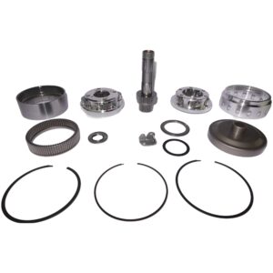 COA-22711-195-BLR-BRS-XLT - MAXIMUM DUTY STRAIGHT CUT PLANETARY, 6 PINION REACTION CARRIER, 4 PINION OUTPUT CARRIER. BILLET LOW ROLLER CLUTCH, 1 PC BILLET SUN GEAR / REACTION SHAFT, XLT OUTPUT SHELL, 1.95 - 1.34 RATIO